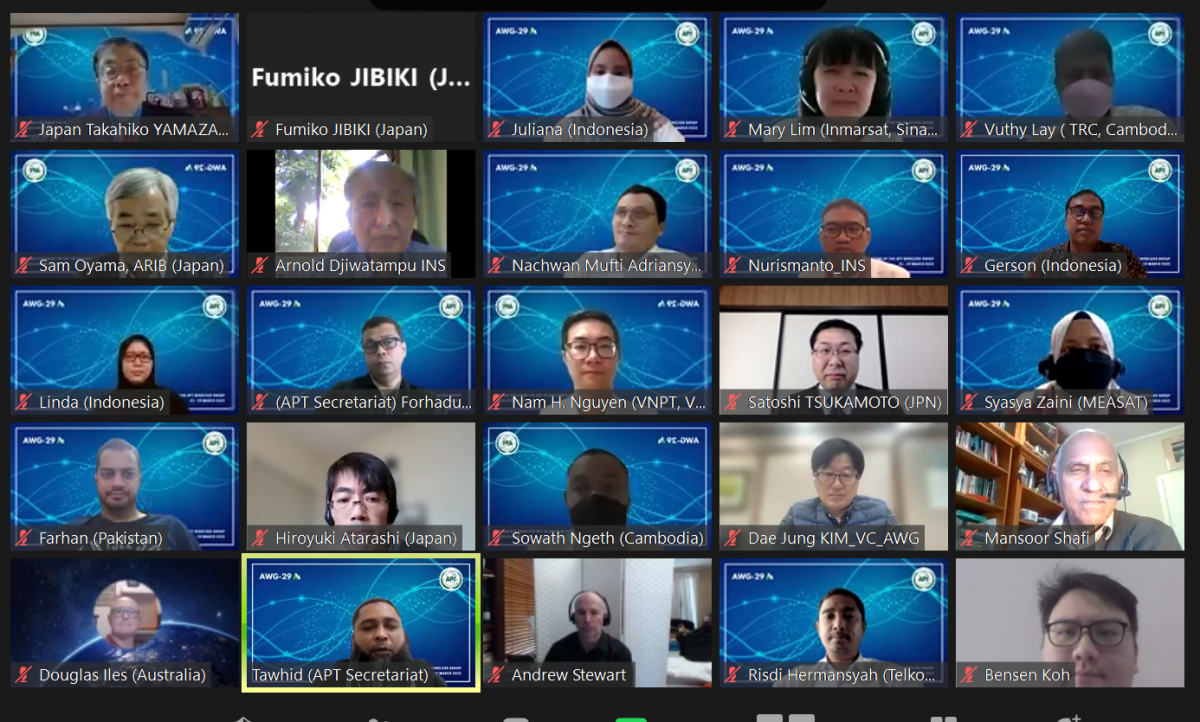 The 29th Meeting Of The APT Wireless Group AWG 29 Asia Pacific 