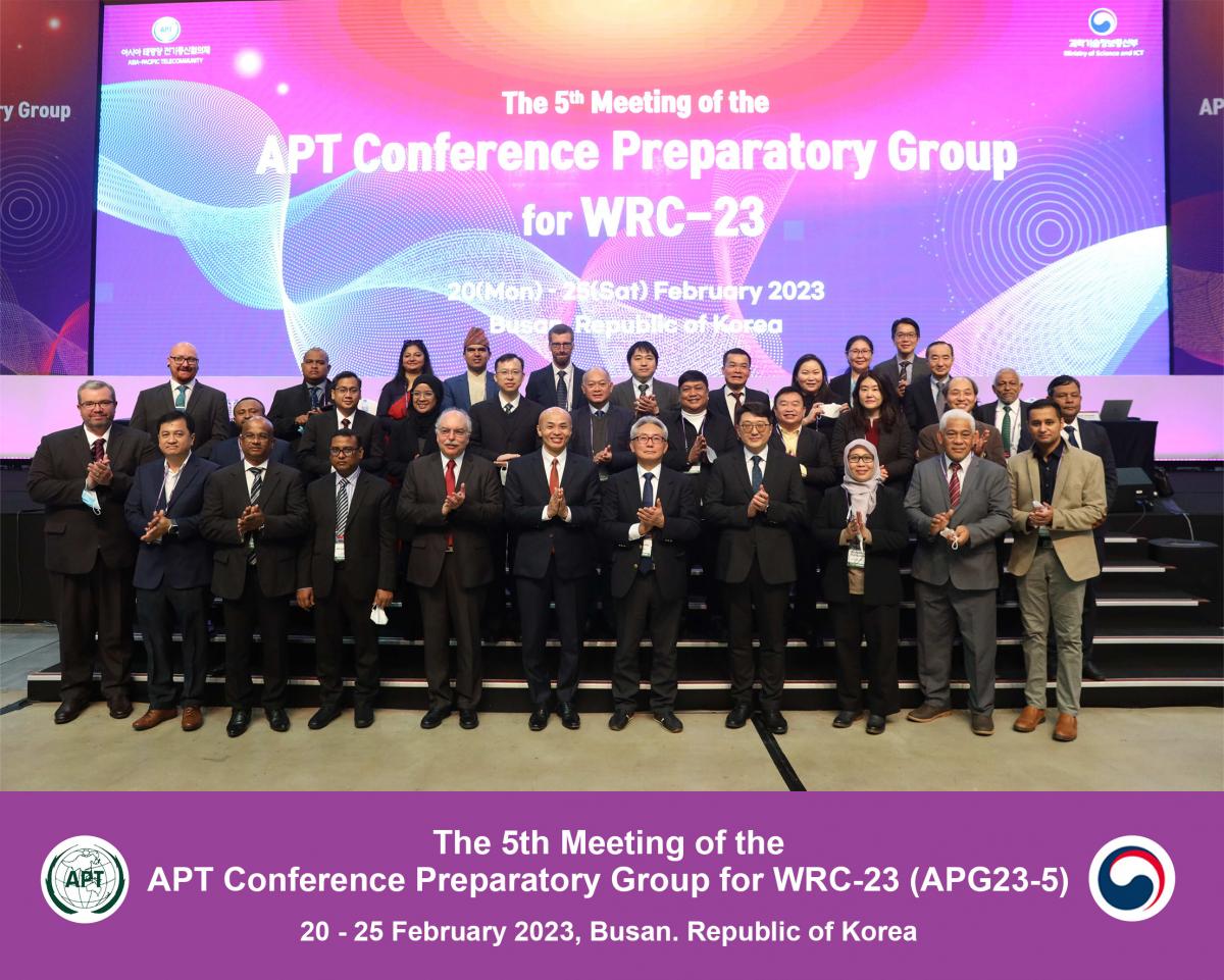 The 5th Meeting of the APT Conference Preparatory Group for WRC23